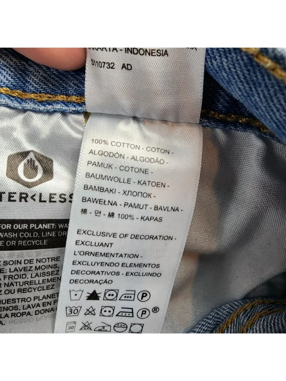 Levis Shorts Womens 34 Blue 501 Premium Big E Denim Button Fly Cutoff *Read*